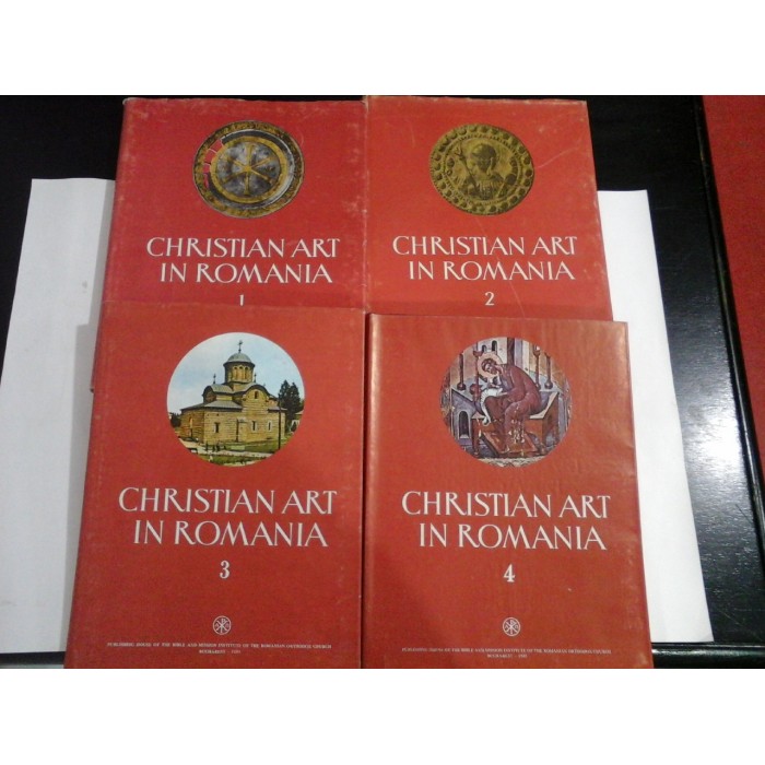 CHRISTIAN ART IN ROMANIA - I.BARNEA - 4 volume ( Arta crestina in Romania)
